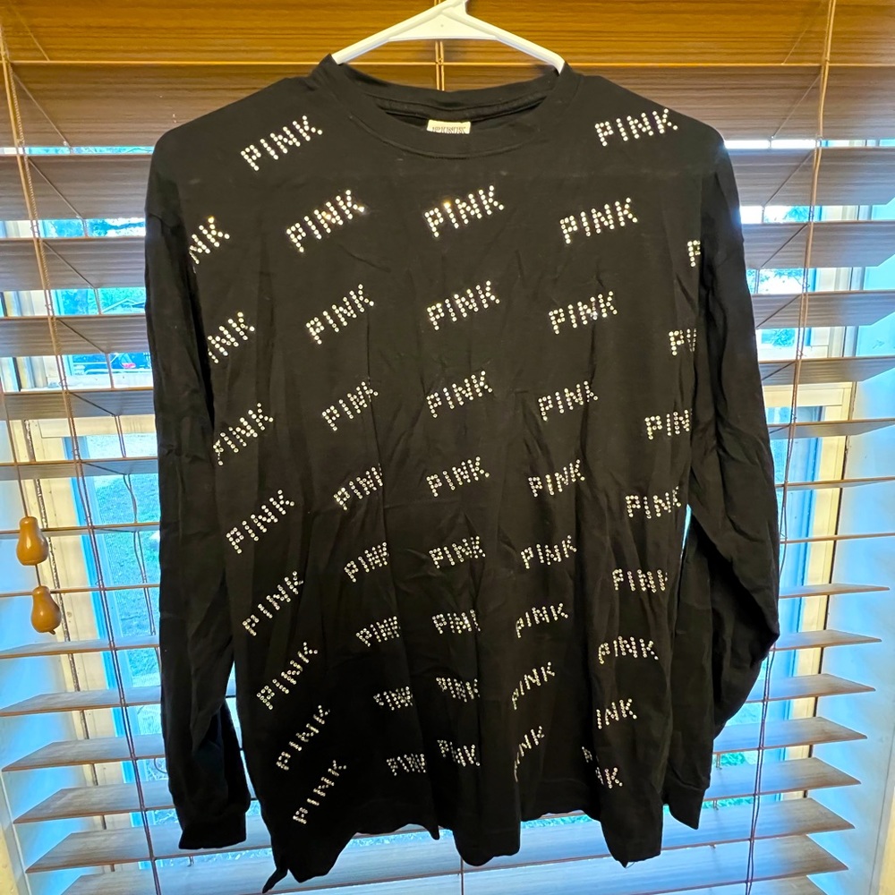 VICTORIAS SECRET PINK CAMPUS SHIRT (relaxed fit)